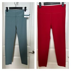 2 Pairs - Athleta Girl HIGH RISE POWERVITATM CHIT CHAT TIGHT, XL 14